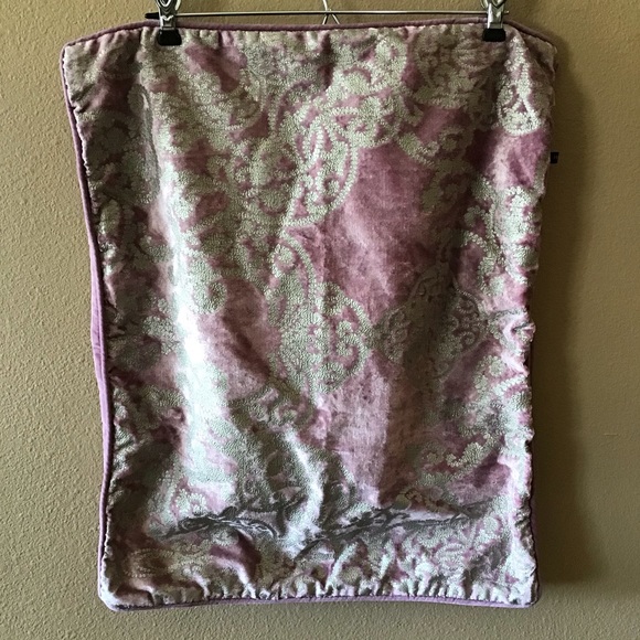 FINAL SALE NWOT Rodeo Home Foil Print on Velvet Fabric Pillow Cover (23”x19”) - Picture 2 of 5